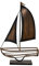 aitian Creative Retro Wrought Iron Sailing Boat Wine Bottle Holder Tabletop Wine Rack Creative Sailboat Shape Wine Bottle Rack Home Decoration Wine Shelf For Bar Home Room Living Kitchen Decor Display
