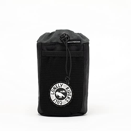 ULAC Neo Porter C-Hold Universal-Fahrradtasche für Lenker, Oberrohr, E-Scooter (schwarz-grau)