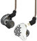 keephifi KBEAR Rosefinch In-Ear-Kopfhörer, In-Ear-Monitor, IEM Kopfhörer kabelgebundene HiFi-Ohrhörer, Earbuds Wired Headset mit HD-Mikrofon für Musik und Anrufe (Schwarz mit mikro)
