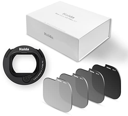 Haida Rear Lens ND8 ND16 ND64 ND1000 Filter Kit with Adapter Ring Nano Coating Neutral Density Filter Set for Nikon Z 14-24mm f/2.8 S Lens