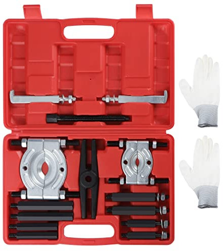 WiMas Lot de 14 extracteurs de roulement - Kit de séparateur de roulement - Pour réparation de moyeu de roue de voiture