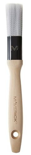 Maverick 201 Series S Paint Brush 1 Professional Straight Cut Twista Head with FSC Wood 1 inch