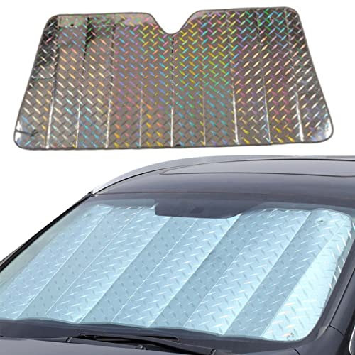 Coche Plegable – Parasol para Coche, 140 x 70 c, 5 Capas, protección UV para Parabrisas Coche, Parasol para reflejar los Rayos UV y la protección contra el Calor