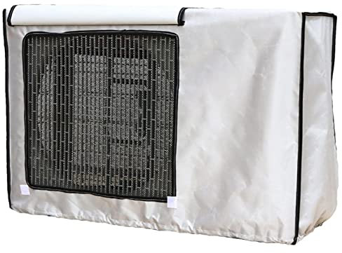 Joberio Aire Acondicionado,Funda Protectora Transpirable para Aire Acondicionado - Protección Solar para Aire Acondicionado Exterior a Prueba Polvo a Prueba Agua