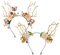 YouYuer 2PCS LED Haarreif Weihnachten Für Erwachsene Kinder,Rentier Geweih Haarreif mit Blumen Weihnachten Haarschmuck Elchgeweih Weihnachts Kopfschmuck Weihnachtskopfbedeckung Weihnachtshaarreifen