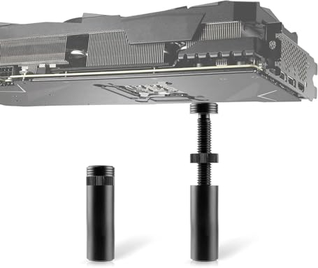 Grafikkarten-GPU-Unterstützung, verhindert GPU-Durchhängen Halterung, GPU-Halterung für Computer-Gaming-Grafikkarte (M-Schwarz)