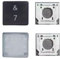 Replacement Digital 7 Keycap Keys and Hinges Compatible for Surface Laptop 3/4/5 13.5/15inch 1867 1868 1872 1873 1950 1951 1952 1953 Keyboard Number 7 Key Cap (Black)