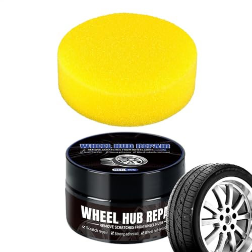 Felgenpolitur, Felgenkratzer-Entferner | Felgenpolitur, 80g Autofelgen-Staubreiniger mit, Autofelgenpolitur, Radnabenreiniger, siehe Beschreibung, Autofelgen-Reparaturmittel, repariert kleine