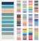 2800 Stück Haftnotizen - 14 Farbe Sticky Notes, Transparent Haftnotizen Selbstklebend, Klebezettel Notizzettel Klein, Haftmarker Index Tabs, Page Marker für Büro Schule