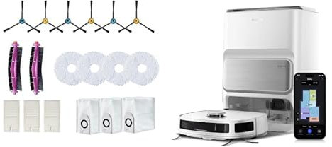 EUREKA Bundle of J12 Ultra Robot Aspirateur Laveur avec Station