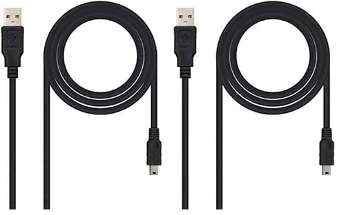 CABLE NC USB 2.0 MINI USB 5PIN M/M 0-5M (Paquete de 2)