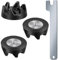 BCHKO 3x Acoplamiento de Licuadora Repuestos, Compatible con Modelos KitchenAid KSB52, KSB5, 5KSB52 y 5KSB5 (Llave de Montaje Incluida)