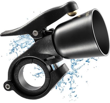ROCKBROS Fahrradklingel Fahrrad Glocke Laut Retro Klingel für MTB,Rennrad,Ebike,Kinderfahrräder 22,2mm Schwarz