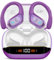 Auriculares Inalámbricos Deportivos, Auriculares Bluetooth 5.4 HiFi Estéreo con HD Micrófono, 75H Cascos Inalambricos Bluetooth con Cancelacion Ruido ENC, Pantalla LED, IP7 Impermeable, Púrpura