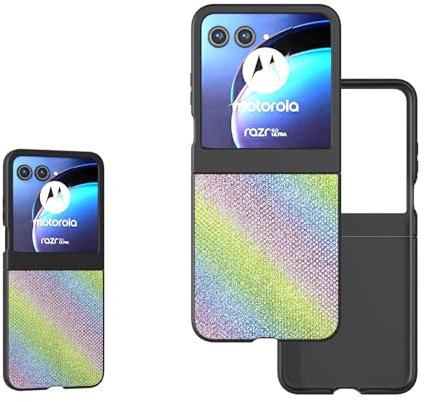 COQUE Étui pour Téléphone Motorola Razr 2025, Motorola Razr 2025 Comprend Un Étui Rabat Pliable, avec des Motifs De Couleurs Époustouflantes De Téléphone (Jaune)