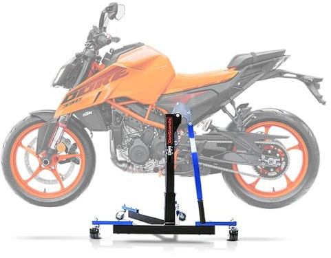 Bequille d'atelier Centrale Power Evo Compatible avec KTM 125 Duke 24-25 Bleu