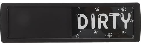 GOOHOCHY Dishwasher Clean Dirty Sign Magnet with UV Process and Abs Spray Paint Easy to Use Acrylic Clean Dirty Magnet for Washing Machine and Dishwasher for Home and Office Kitchen