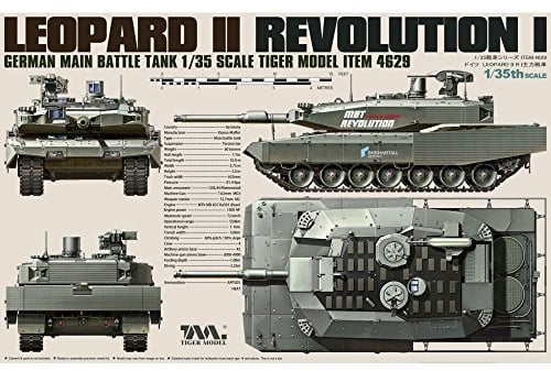 Tigermodel TG-4629 Modellbausatz German Main Battle Panzer Revolution I Leopard II