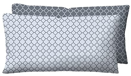 biberna 0636045 Mix & Match Kopfkissenbezug Mako-Baumwoll-Satin 1x 40x80 cm, blau