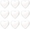 BESTOYARD 10 stücke Durchsichtigen Kunststoff Acryl Füllbare Herzen Form Box DIY Handwerk Hängende Verzierung für Valentinstag Hochzeit Party Decor