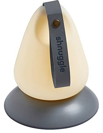 Shnuggle Moonlight - Children's Night Light with Thermometer, White
