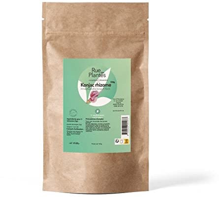 RUE DES PLANTES - Konjac Poudre 100g | Aide Naturellement à la Perte de Poids