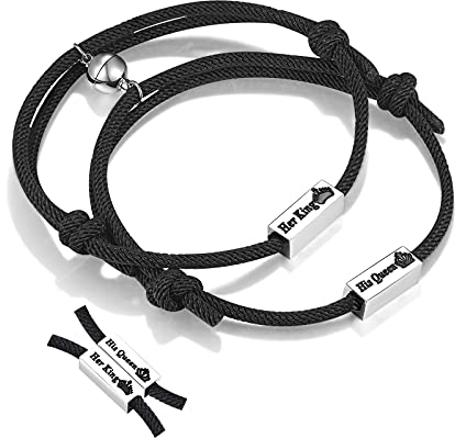 D Dongjiangjin Gift Partner Armband, Paar Partner Pärchen Jahrestag Geschenk für ihn Geburtstag Weihnachten Geschenk für Ihn Freund Freundin