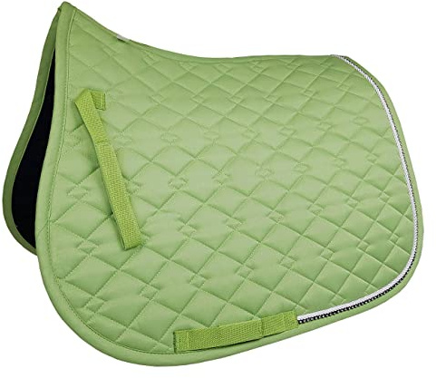 York Schabracke Avril Dressurschabracke Sattelpad Pferdeschabracke (Tarragon)