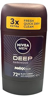 Nivea Solid antiperspirant Deep Black Carbon 50 ml