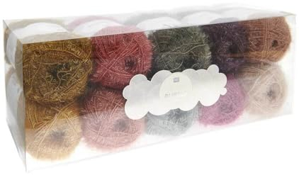 Rico Design Creative Bubble Set, 10 Farben á je 50g (Earthy)