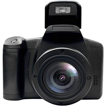 Oikabio Appareil photo professionnel reflex numérique portable 16 x zoom numérique 16 MP HD sortie Selfie CAMPE
