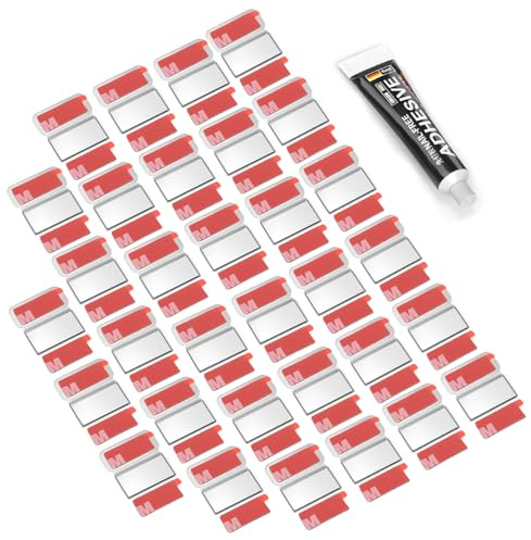 ToniTrui Schrank-Magnetverschluss, 0,3 cm dick, Schranktürmagnete für Kleiderschränke, Schränke, Rollläden, Verschluss, einfach zu installieren, Schubladen-Magnetverschluss (Silber, 32 Stück)