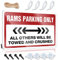 Bar Stuff for Man Cave Rams Parking Only Blechschild Schilder für Zimmer Veranda Dekor (Größe: 20 x 30 cm)