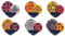 Excelsa Venice Service de vaisselle 18 pièces, porcelaine et Stoneware, décoration multicolore, 6 personnes