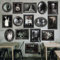Benjia 15 Halloween Gothic Deko Gruselig Fotos Gespenstischer Horror Bilderrahmen, wasserdicht, mit 80pcs selbstklebenden Punkten, Gruseliges Foto Dekoration, Für Haunted Familie Maskenparty Schwarz