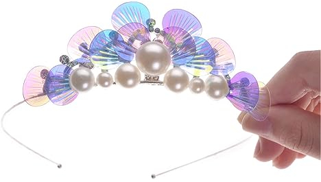 ZOOMPIL Meerjungfrau Stirnband, Haarschmuck für Meerjungfrauen, Glitter Meerjungfrau Stirnband, für Frauen Mädchen/Geburtstagsgeschenke/Weihnachtsgeschenke