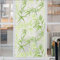 Fensterfolie Selbsthaftend Blickdicht Grünes Bambusblattmuster 3D Fensterfolie Fensterfolie Statische Einfache Entfernung Wiederverwendbar Sichtschutzfolie Fensterfolie Milchglas 45x200cm