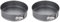 Chef Aid 10E10321 Non-Stick Spring Form Cake Tin, Round Cake pan with Loose Base for Easy Release, Dishwasher, Fridge and Freezer Safe.,Grey,23cm 9 inch (Pack of 2)