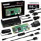 GeeekPi Raspberry Pi Zero W Starter Kit with RPi Zero W Aluminio Case, QC3.0 Power Supply, 64GB Card Preloaded OS, 20Pin Header, Micro USB a OTG Adapter, HDMI Cable, Switch Cable y 4 puertos USB Hub