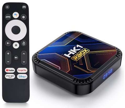 Android TV Box 13.0, 2024 Android TV Box HK1 RBOX K8S 4GB RAM 64GB ROM, WiFi 6 4K TV Box Android RK3528 Quad-Core 2.4G/5G WiFi BT 5.0 USB 3.0 Dispositivo De TV Inteligente,2gb+16gb