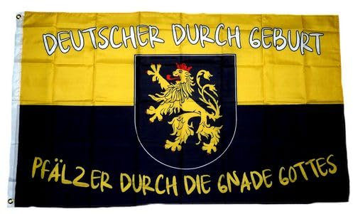 Fahne/Flagge Pfälzer durch die Gnade Gottes 90 x 150 cm