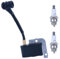 Mtanlo Bobina di Accensione per Oleo Mac 936 940 942 946 947 952 951 Motosega Ricambi Motori 50050013AR, Bobina di Accensione con L7T/BPMR7A Candela di Accensione