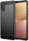 Wookfiss Hülle für Sony Xperia 10 VI, Weiche Kohlefaser Design Handyhülle Silikon TPU Flexible Stoßfeste Kratzfest Schutzhülle Kompatibel mit Sony Xperia 10 VI, Schwarz