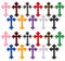 22 Pcs Cross Decorative Iron On Faith Religious Embroidery Patches for Clothes, Jeans, Shirt, Hat, Jacket