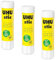 UHU Stic Glue Stick - Solvent Free - Clear Application - 8G - Pack of 3