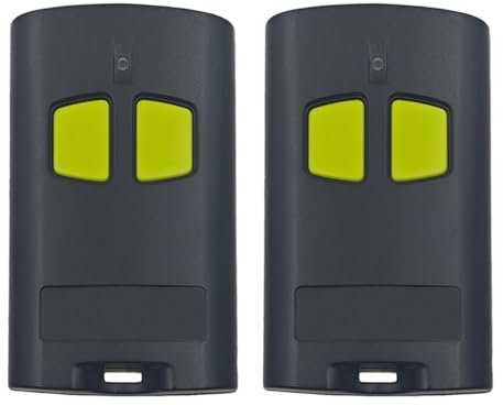 Télécommande pour porte de garage 433,92 MHz compatible avec Beninca TO.GO 2 VA/4 VA Émetteur portable Portail de porte de garage (2 PS)