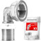 BOOPARTS- raccord multicouche à sertir - coude de transition à sertir multicouche Ø20 x 3/4 (20/27) femelle contour TH - pour joindre un tube multicouche et un raccord filleté femelle