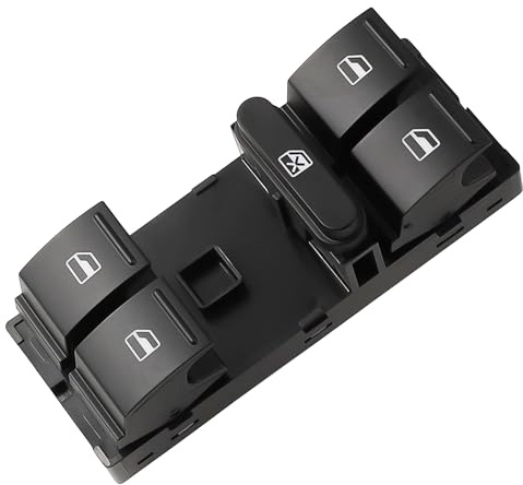 Fensterheber Schalter Für VW Für Golf 5 Für Golf 6 Plus Für Jetta 2004-2014 1K4959857B Autofenster-Hauptschalterfeld Auto Elektrischer Fensterheber-Steuerknopf Fensterheberschalter