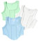 XINYUNZU 3er Pack Crop Tank Top Mädchen Sommer Sport Freizeit Tanktops Mode Ärmellose Shirt Atmungsaktiv Tops Slim Fit Unterhemden für Kinder und Teenager Mehrfarbig 11 Jahre