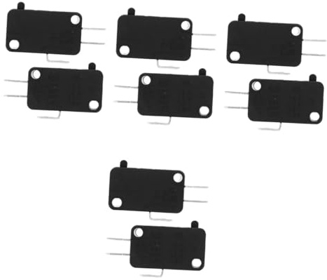 Operitacx Micro Interruptor Horno Microonda Reemplazo Cambiar Multi Interruptor De Electrodoméstico Metal 2 Piezas X 4
